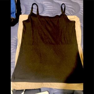 Black tank top